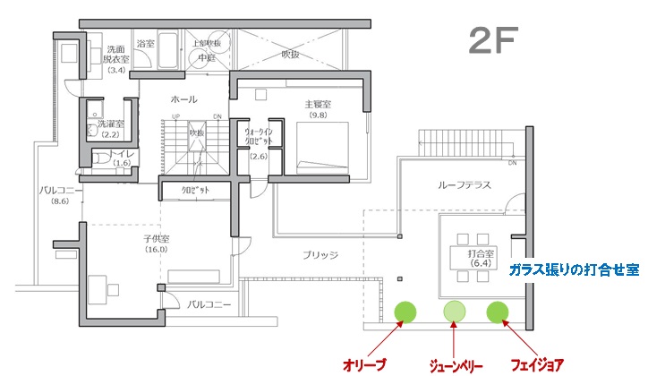 花も果実も楽しめるモデルハウスの木々たち その 三和建設のコンクリート住宅 ｂｌｏｇ