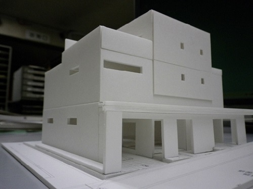建築模型による提案