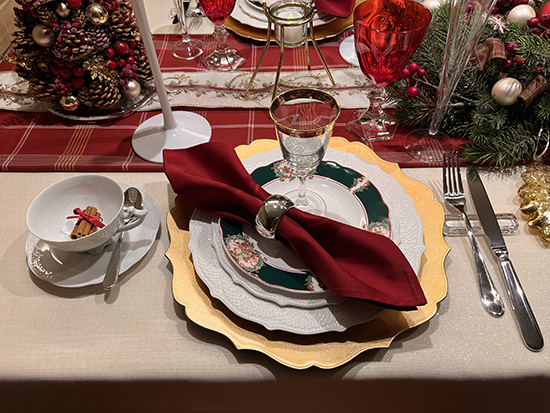 王道の英国風～心温まるクリスマステーブル～⑤