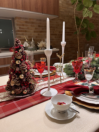 王道の英国風～心温まるクリスマステーブル～④