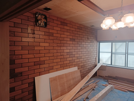 築46年の日本家屋～耐震改修工事　その後～木板壁