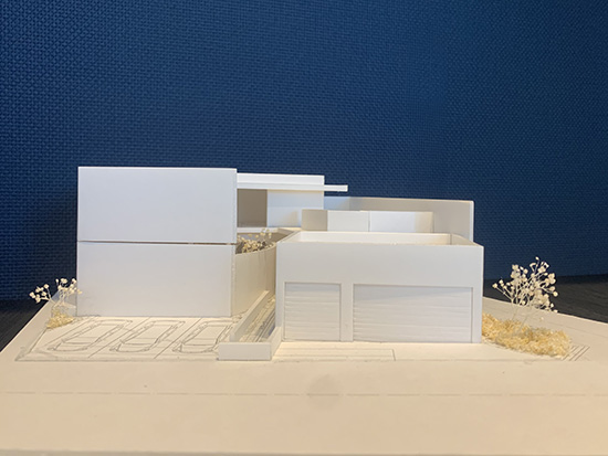 建築模型でデザイン検証_光庭の箱① 建築模型でデザイン検証_光庭の箱①