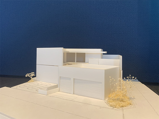 建築模型でデザイン検証_光庭の箱② 建築模型でデザイン検証_光庭の箱②