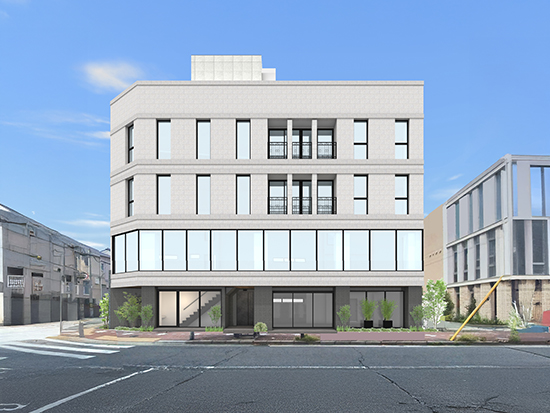芦屋市RCテナント併用住宅 特別構造内覧会_完成パース 芦屋市RCテナント併用住宅 特別構造内覧会_完成パース